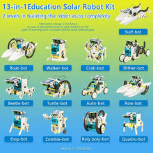 Load image into Gallery viewer, 13-1 Solar Energy Robot Kit